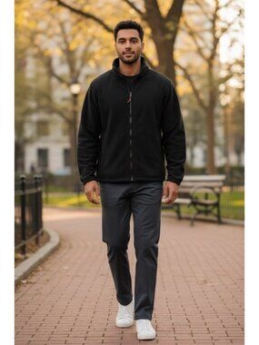 Ozark Trail Men’s Black Full Zip Jacket